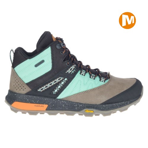 Merrell Zion Mid Waterproof X Unlikely Wanderschuhe Damen Mehrfarbig [DE-FRGHJ]